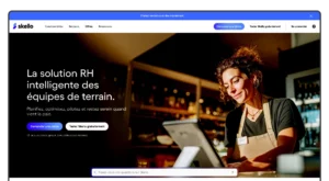 Interface du logiciel Skello pour la gestion des plannings et des équipes de travail